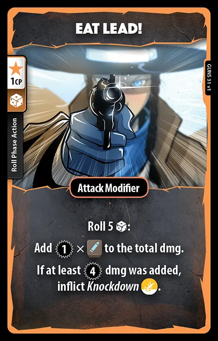 Attack Modifier card